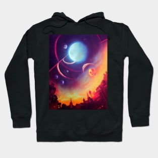 city town halloween Hoodie